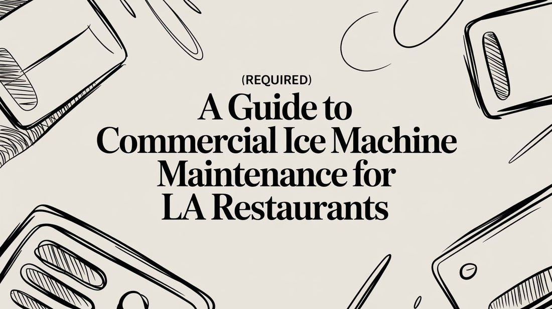 A Guide To Commercial Ice Machine Maintenance For LA Restaurants