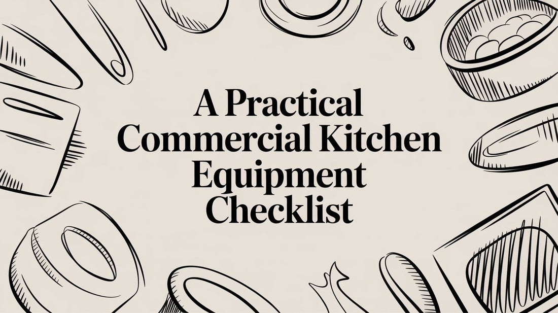A Practical Commercial Kitchen Equipment Checklist