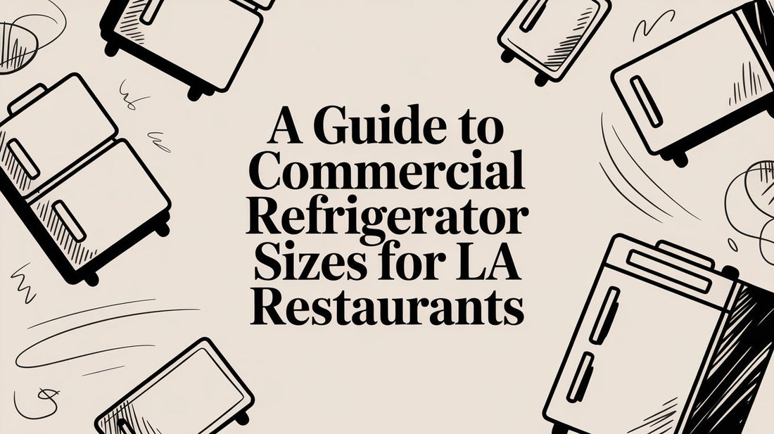A Guide to Commercial Refrigerator Sizes for LA Restaurants