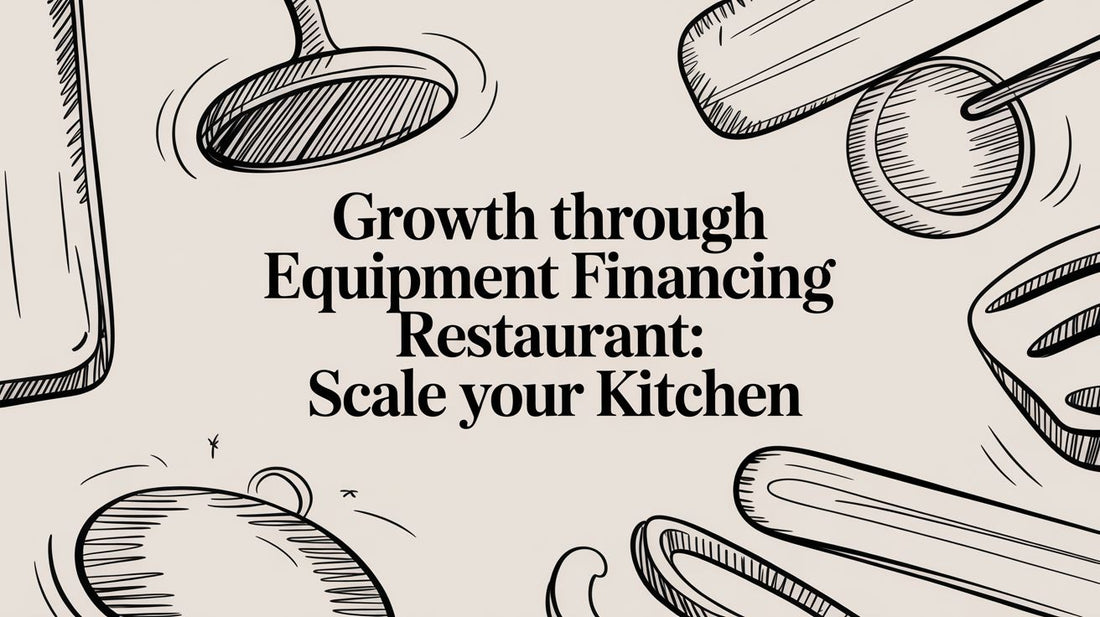 Growth Through equipment financing restaurant: Scale Your Kitchen