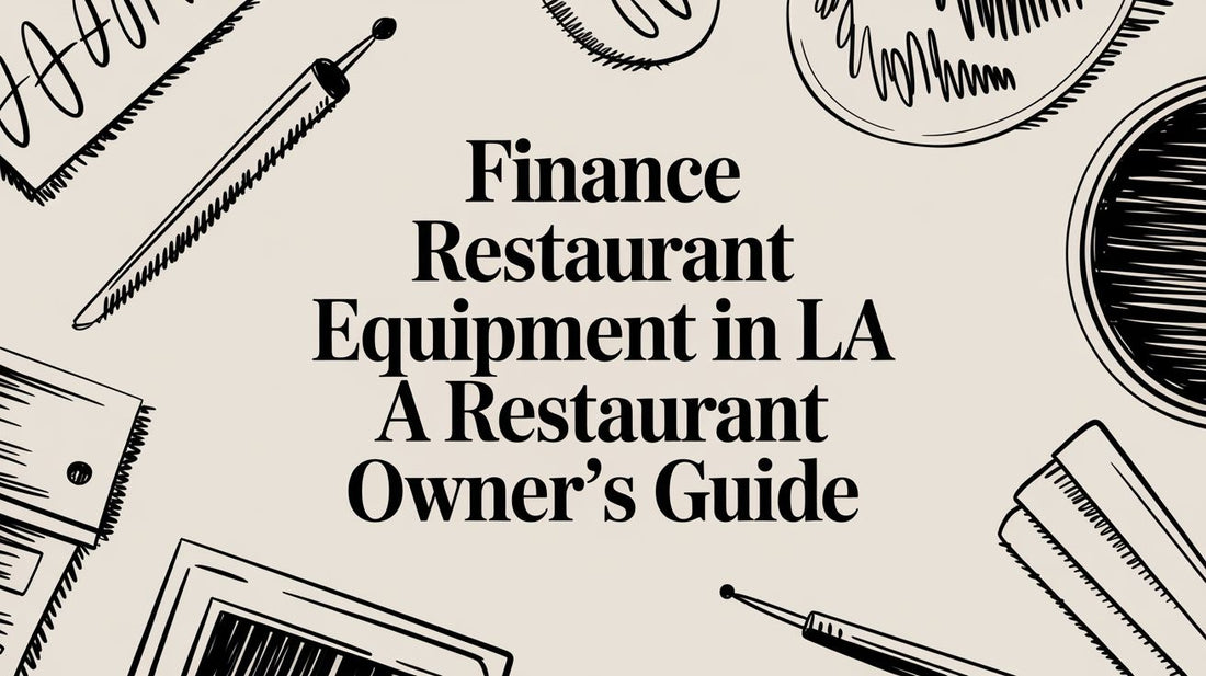 Finance Restaurant Equipment in LA A Restaurant Owner's Guide