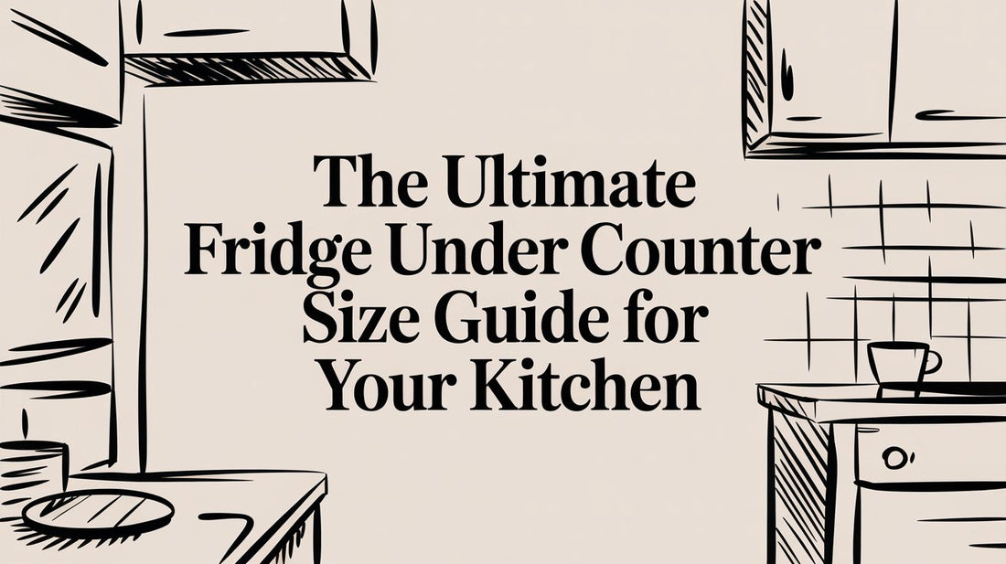 The Ultimate Fridge Under Counter Size Guide for Your Kitchen