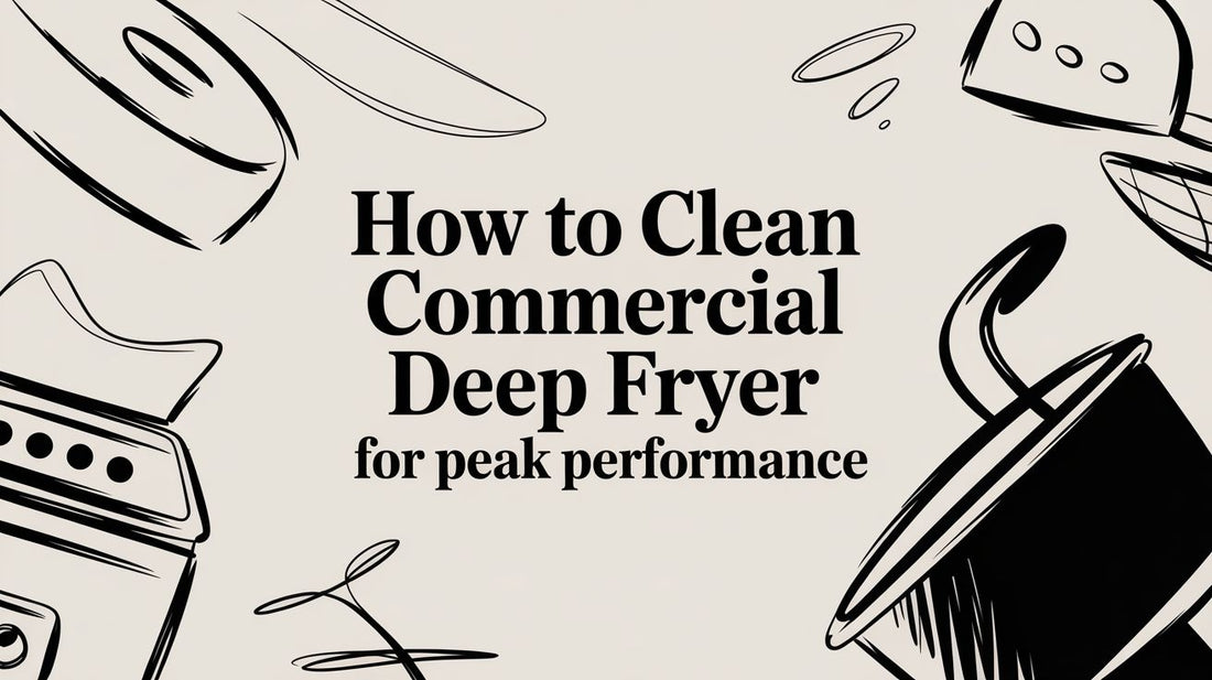 How to clean commercial deep fryer for peak performance