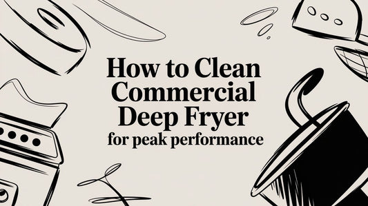 How to clean commercial deep fryer for peak performance