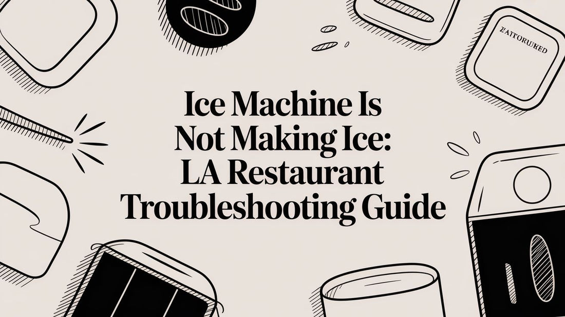 Ice machine is not making ice: LA Restaurant Troubleshooting Guide