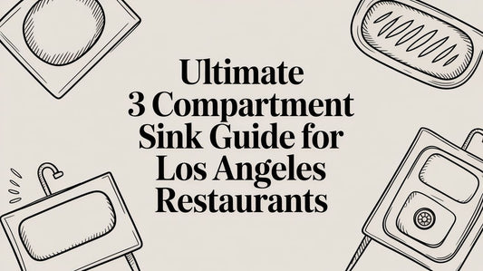 Ultimate 3 Compartment Sink Guide for Los Angeles Restaurants