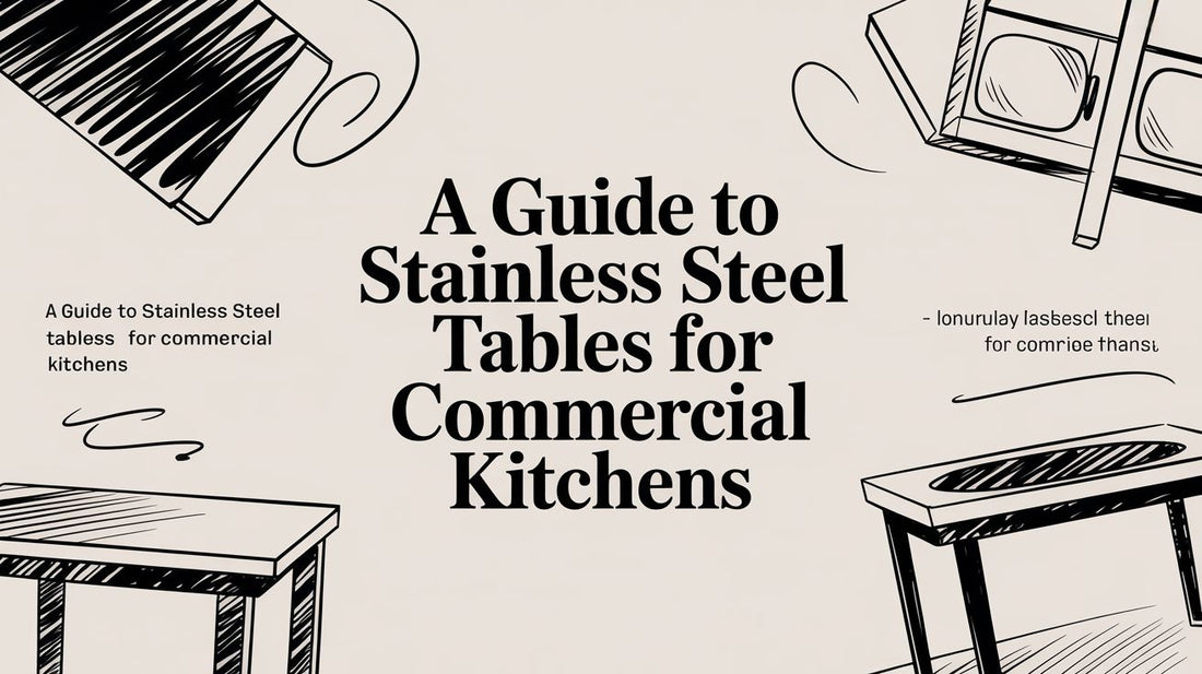 A Guide to Stainless Steel Tables for Commercial Kitchens