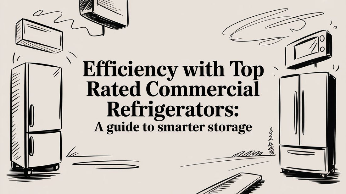 Efficiency with top rated commercial refrigerators: A guide to smarter storage