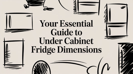 Your Essential Guide to Under Cabinet Fridge Dimensions