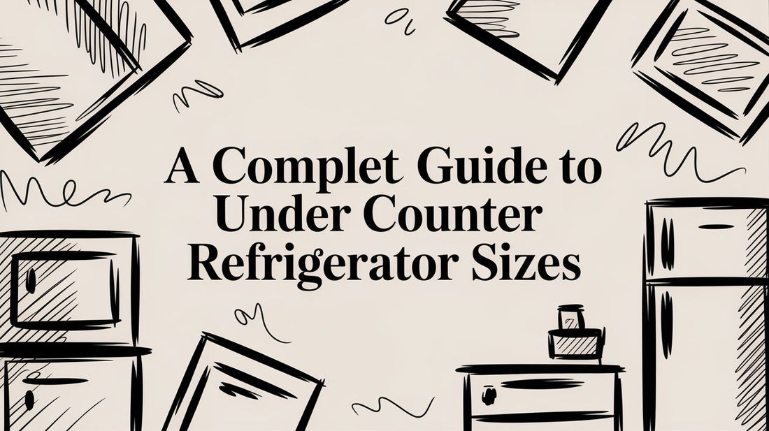 A Complete Guide to Under Counter Refrigerator Sizes