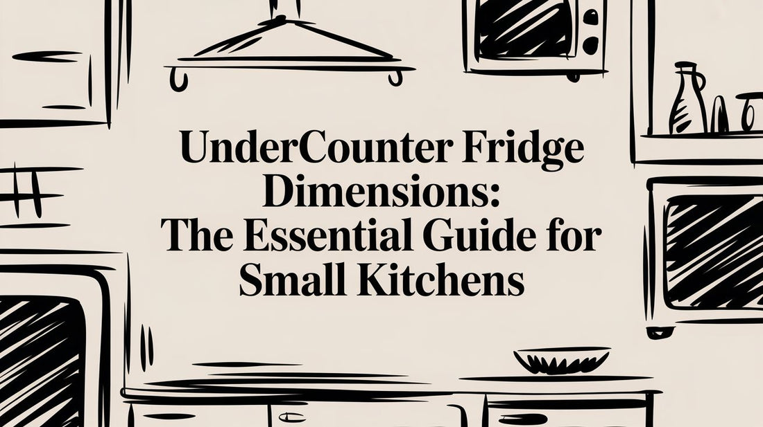 Undercounter fridge dimensions: The Essential Guide for LA Kitchens
