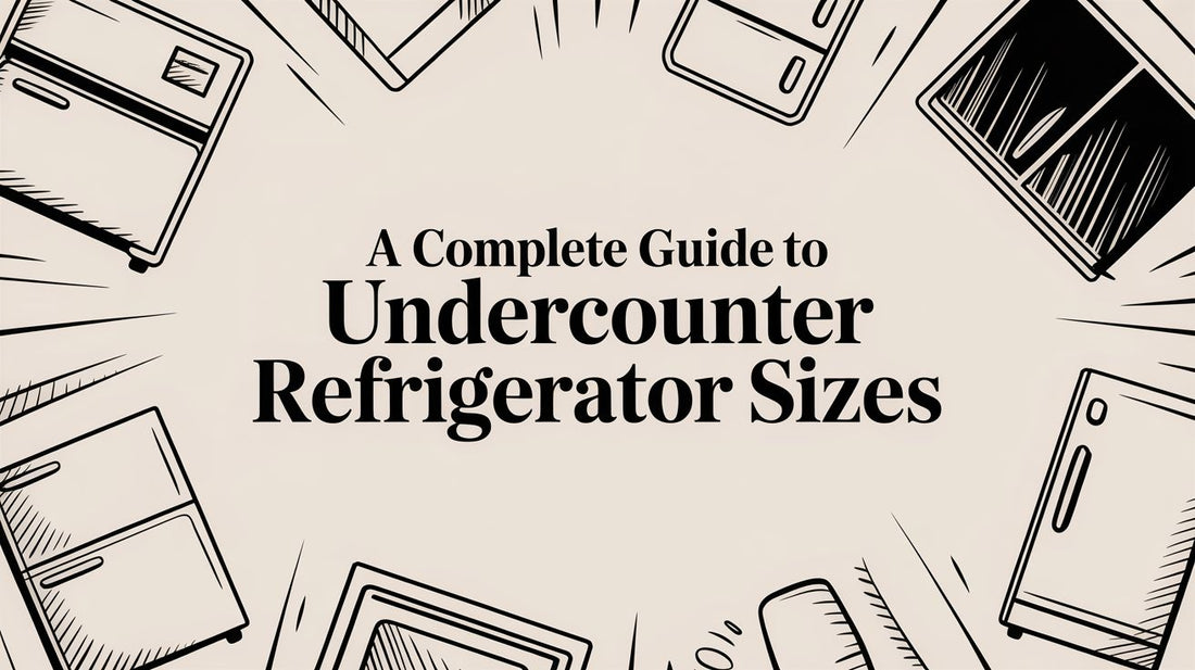 A Complete Guide to Undercounter Refrigerator Sizes