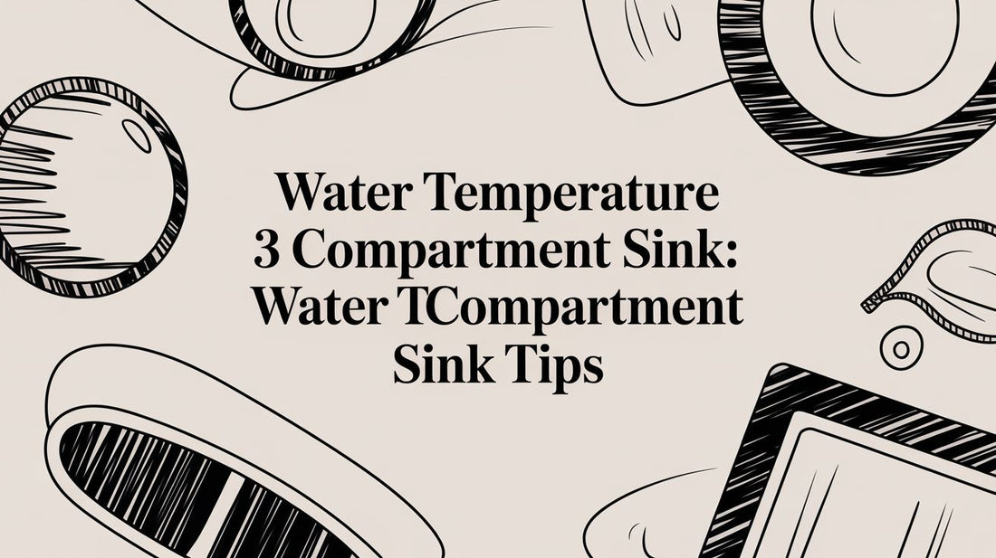 Water Temperature 3 Compartment Sink: A Guide for Los Angeles Restaurants