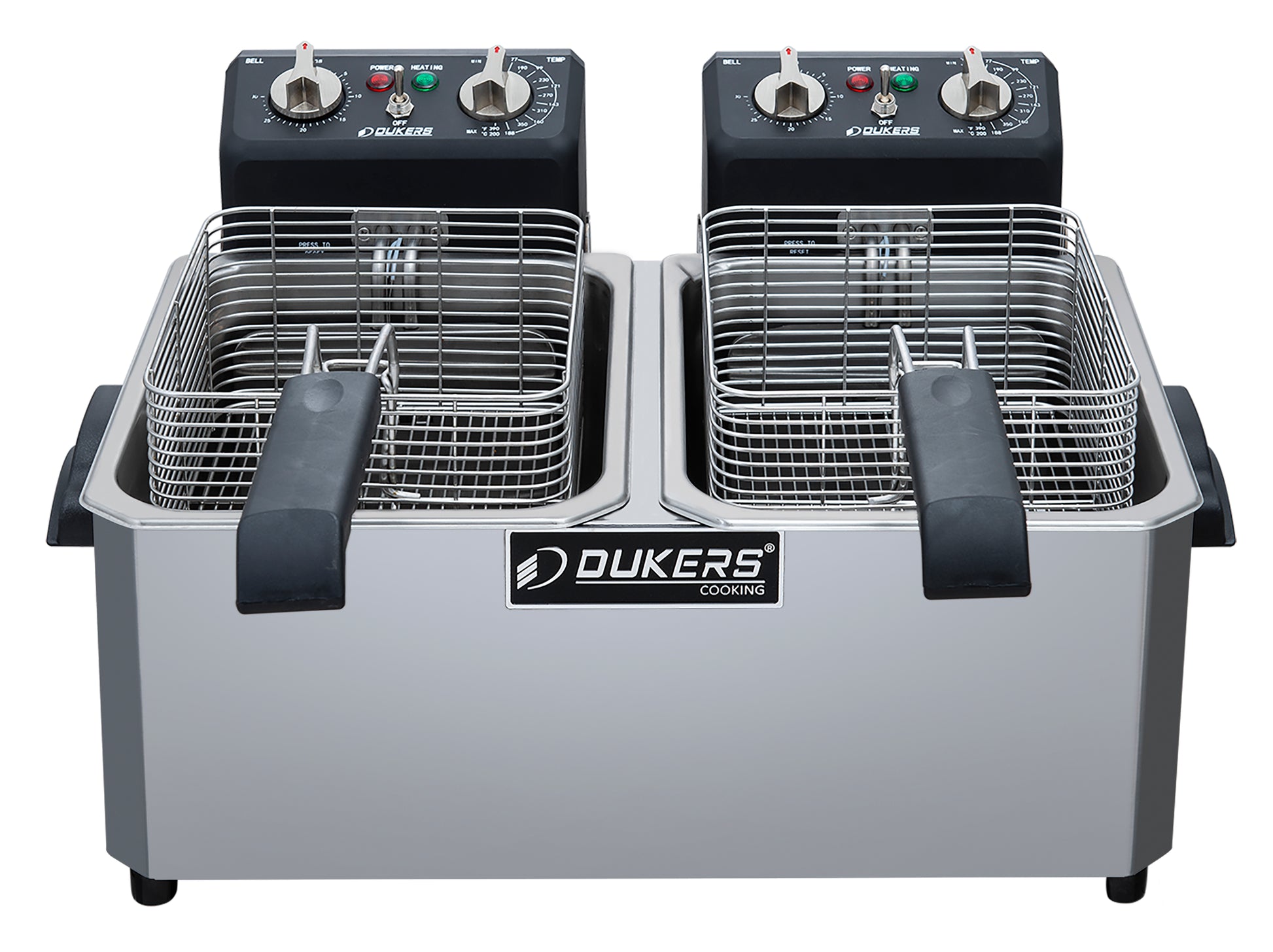 Dukers DCF10ED Electric Fryer 10 liter double pot