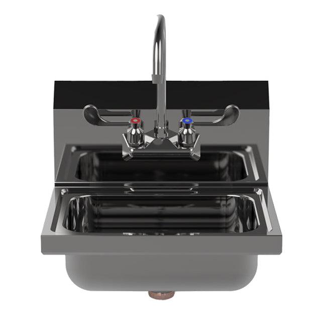 Atosa SH17 17" Stainless Steel Hand Sink Bowl Size 14"x10"x5"