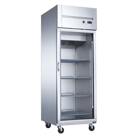 Dukers D28AR-GS1 17.7 cu. ft. 28-inch Single Glass Door Commercial Refrigerator
