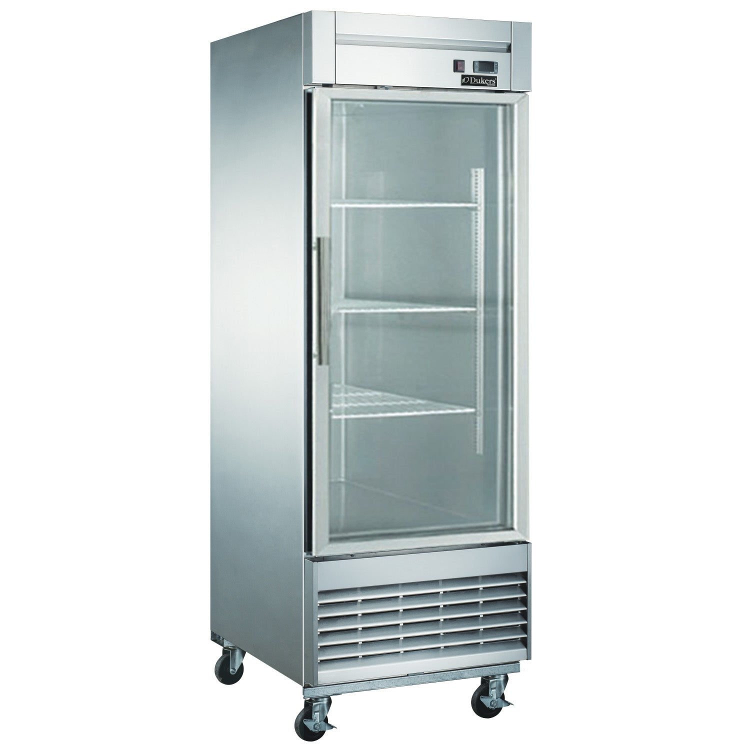 Dukers  D28F-GS1 17.7 cu. ft. Single Glass Door Commercial Freezer