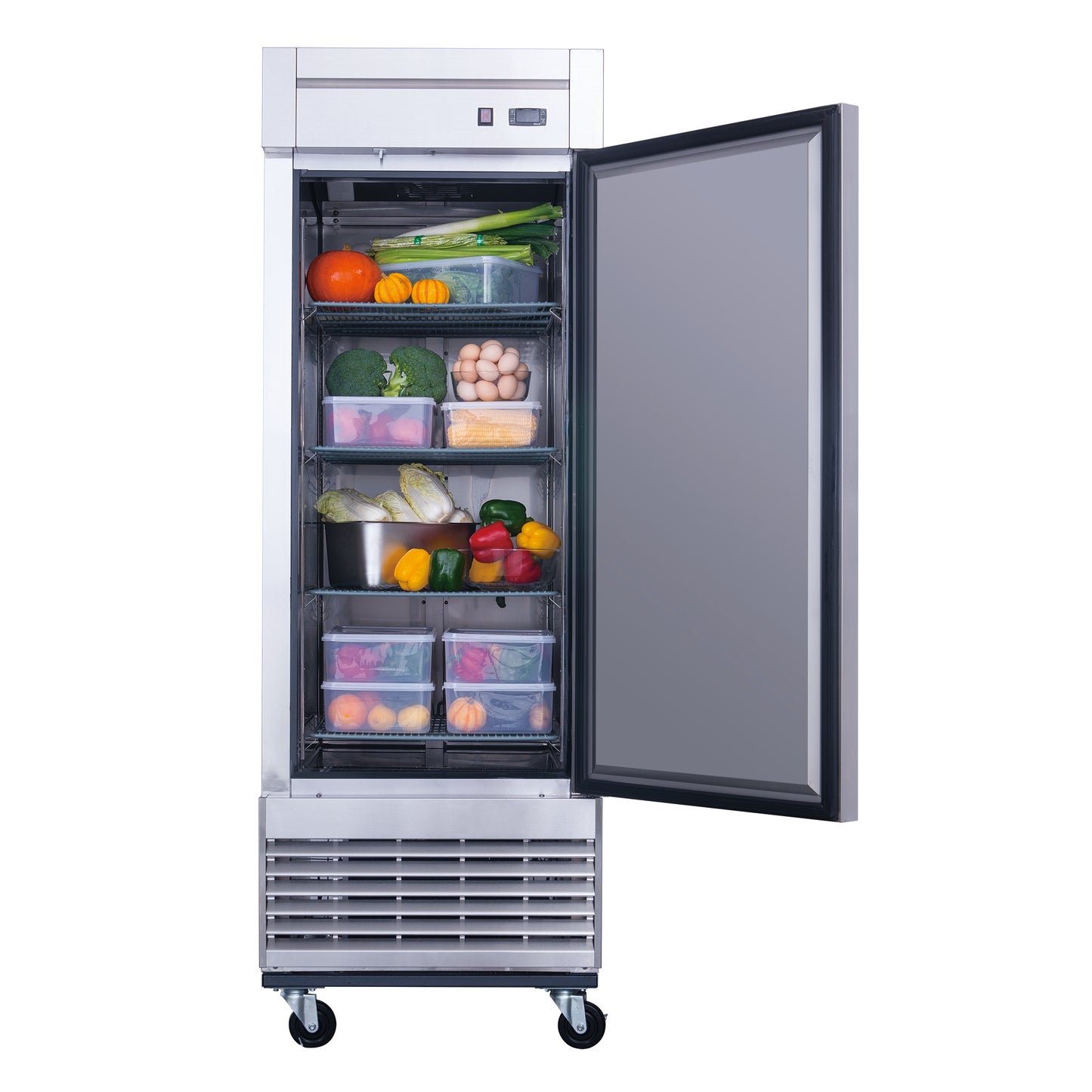 Dukers D28R 17.7 cu. ft. Single Door Commercial Refrigerator