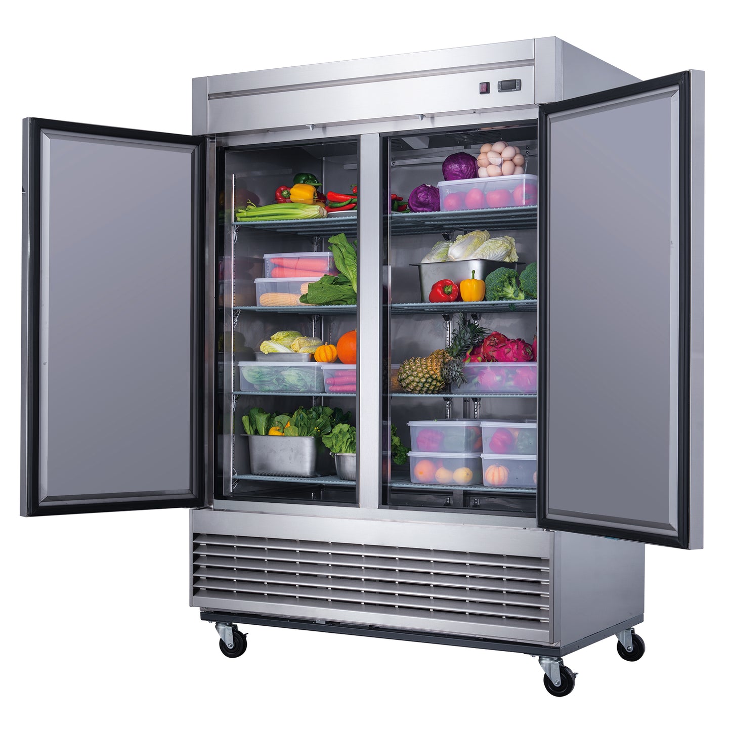Dukers D55R 40.7 cu. ft. 2-Door Commercial Refrigerator