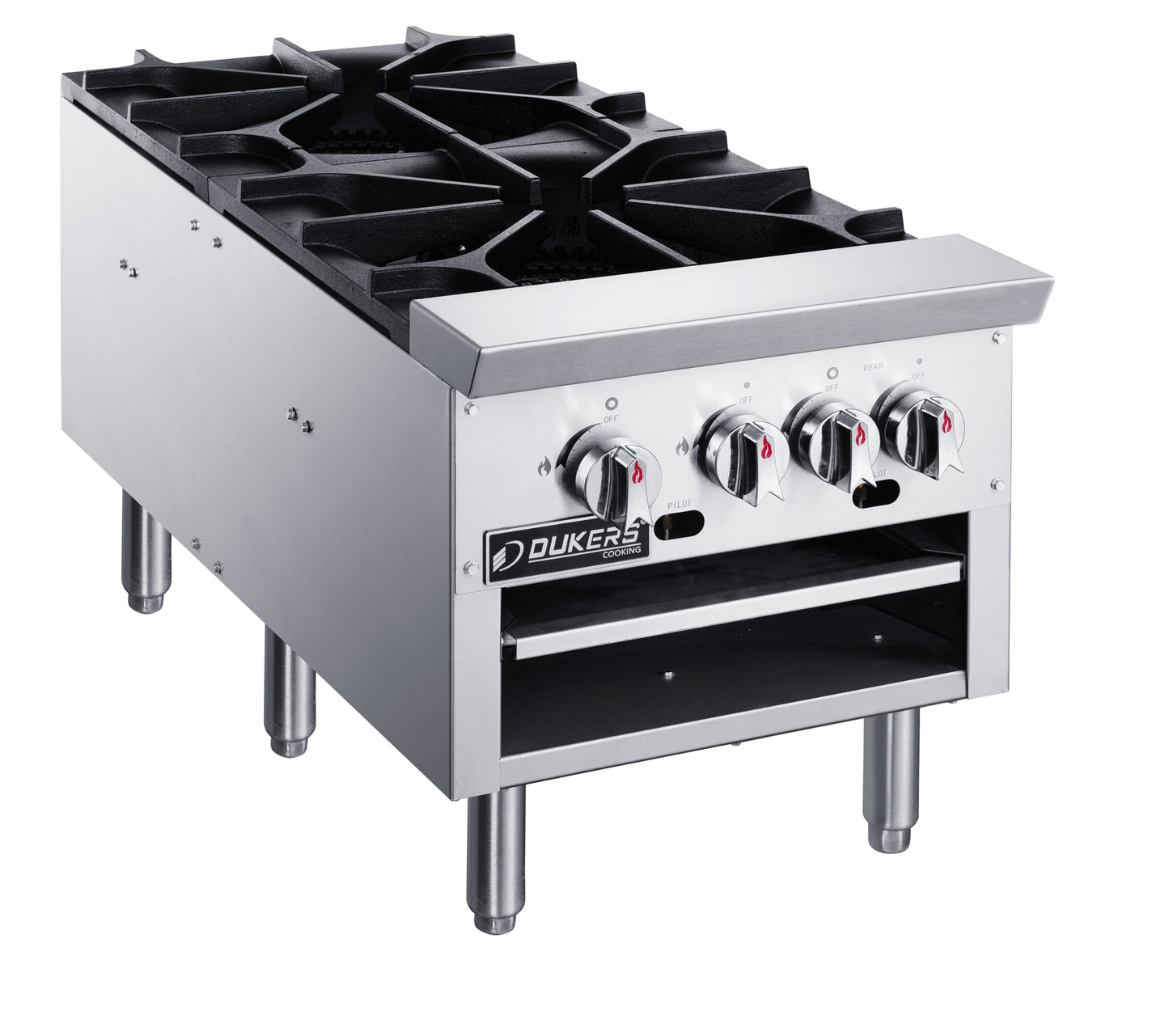 Dukers DCSPB2 Stock Pot Range with 2 Burners