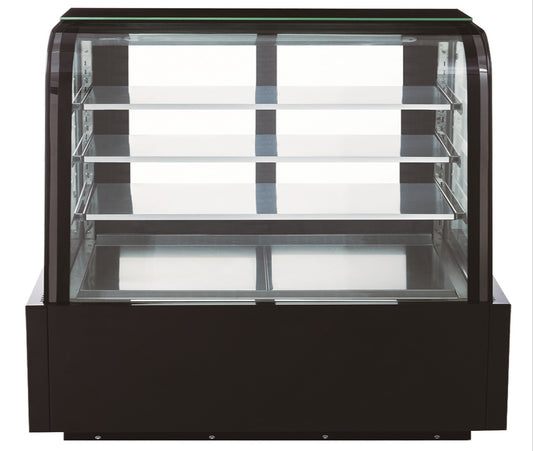Dukers DDM72R-CB  72 inch Refrigerated Bakery Curved Display Case