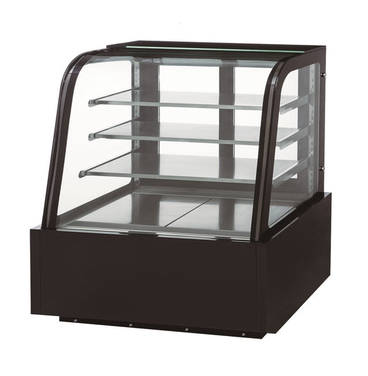 Dukers DDM48R-CB  48 inch Refrigerated Bakery Curved Display Case